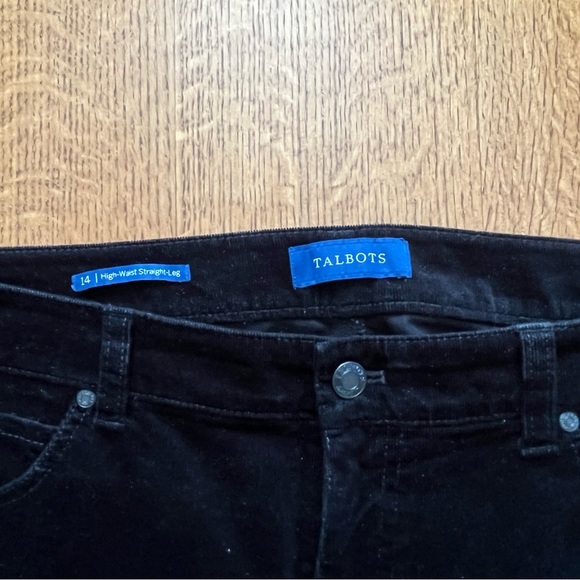Talbots High Waist Straight Leg Corduroy Jeans - Picture 2 of 6